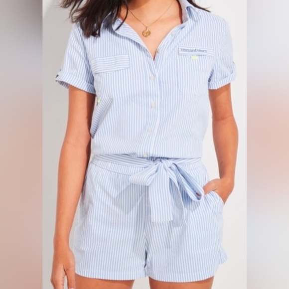 Vineyard Vines Other - Vineyard Vines Blue and White Striped Coverup